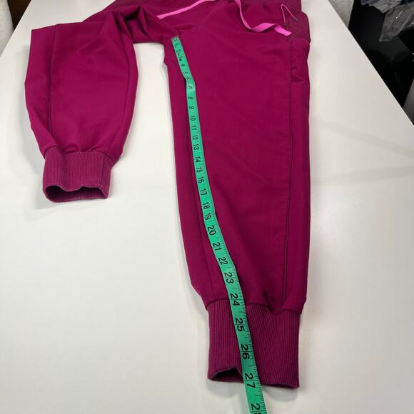 Figs Scrub Set Womens Dark Magenta Boston Slim Jogger Pant XSP Catarina Top XXS - Picture 13 of 16